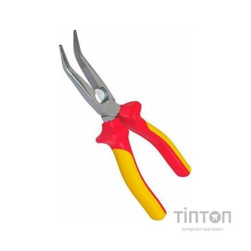 Плоскогубці електрик Stanley "MaxSteel VDE 1000V" електрика, изог.губки L=200мм