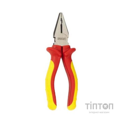 Плоскогубці електрика Stanley "MaxSteel VDE 1000V" L=175мм.