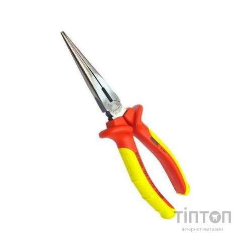 Плоскогубці електрика Stanley "MaxSteel VDE 1000V" удл.губки L=210мм.