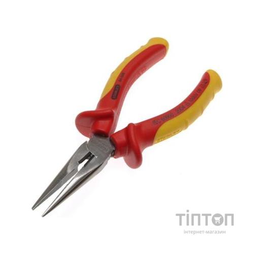 Плоскогубці електрика Stanley "MaxSteel VDE 1000V" удл.губки L=210мм.