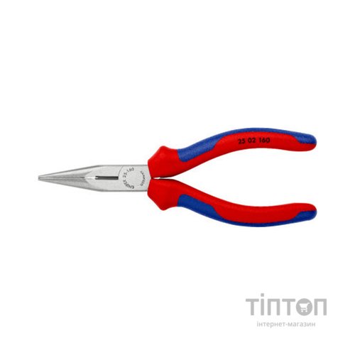 Плоскогубці KNIPEX круглогубці з ріжучими крайками (25 02 160)