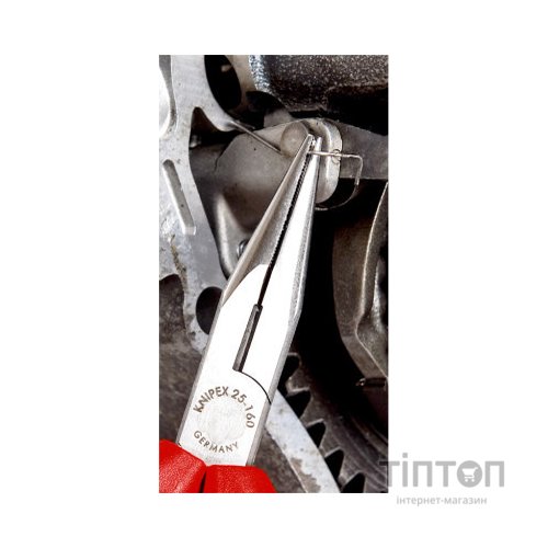 Плоскогубці KNIPEX круглогубці з ріжучими крайками (25 02 160)