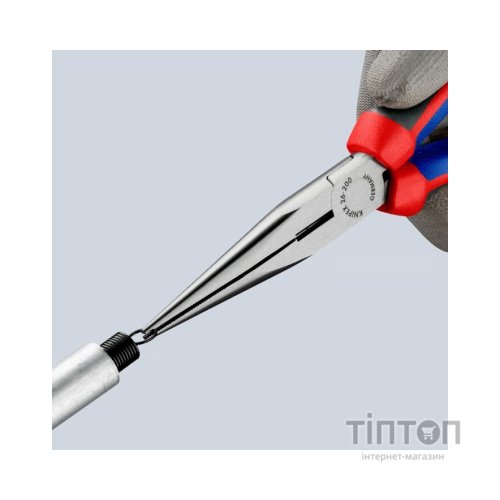Плоскогубці KNIPEX круглогубці з ріжучими крайками 26 12 200 (26 12 200)