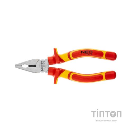 Плоскогубці Neo Tools 180 мм, 1000 В, CrV, поліровані (01-221)