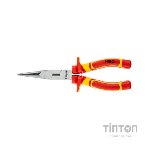 Плоскогубці Neo Tools подовжені, 200 мм, 1000 в, поліровані (01-225)