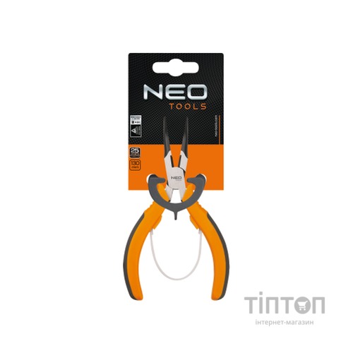 Плоскогубці Neo Tools подовжені вигнуті прецизійні, 140 мм (01-103)