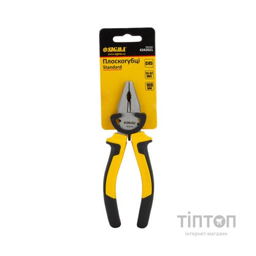 Плоскогубці Sigma 160мм Standard (4342021)