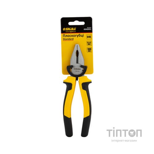 Плоскогубці Sigma 180мм Standard (4342031)