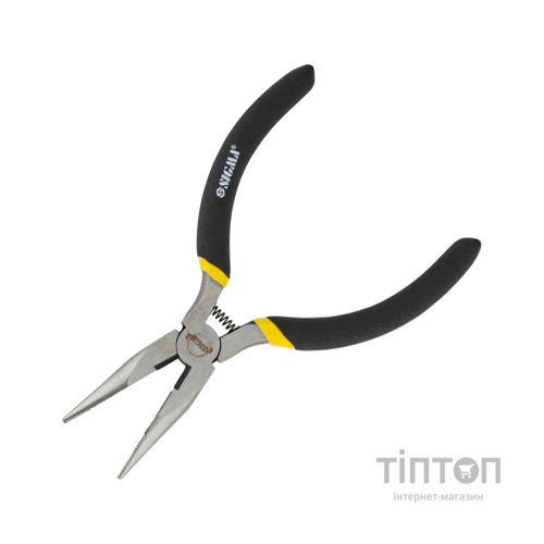 Плоскогубці Sigma довгогубці прямі 125мм гумові рукоятки Mini (4357311)