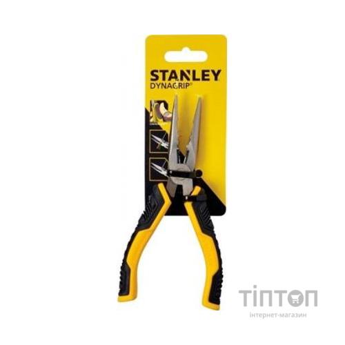 Плоскогубці Stanley "Cushion Grip" удлин. губки L=150мм.