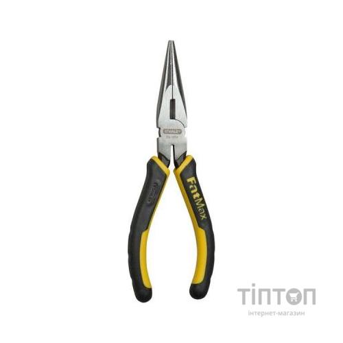 Плоскогубці Stanley "FatMax" удлин. полукругл. губки L=160мм.
