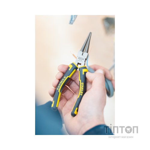 Плоскогубці Stanley круглогубці FatMax, L=165 мм (0-84-496)