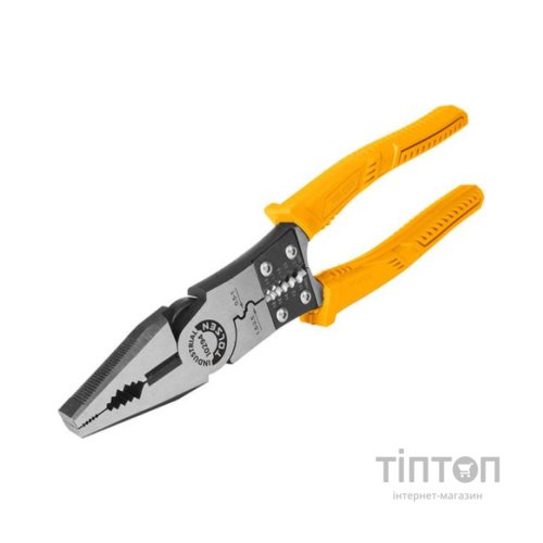 Плоскогубці Tolsen багатофункціональні для електрика 215 мм, ПРОФІ (10294)