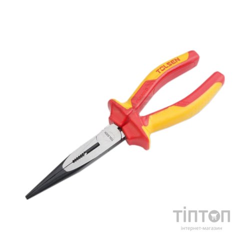 Плоскогубці Tolsen довгогубці діелектричні VDE 200 мм (V16098)