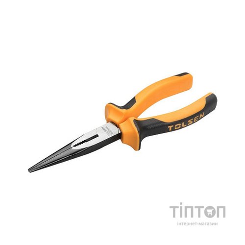 Плоскогубці Tolsen довгогубці "ПРОФІ" 160 мм (10021)