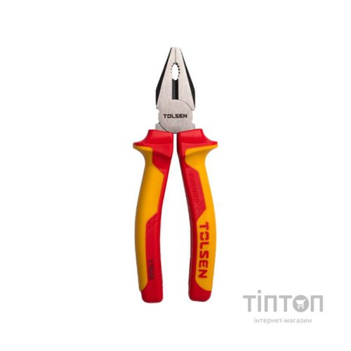 Плоскогубці Tolsen Premium діелектричні VDE 200 мм (V16008)