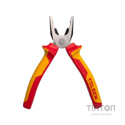 Плоскогубці Tolsen Premium діелектричні VDE 200 мм (V16008)