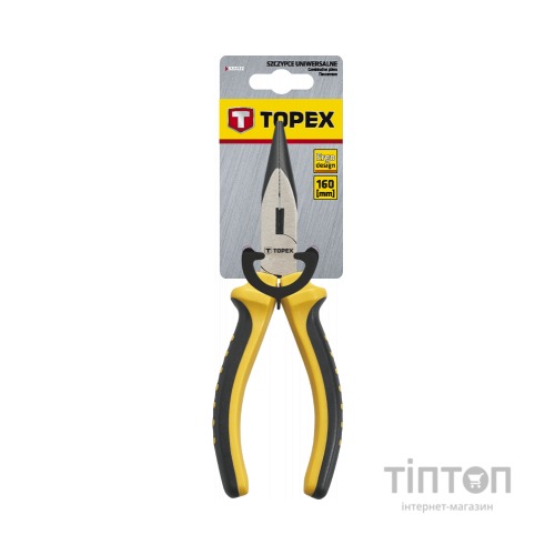 Плоскогубці Topex прямые, 160 мм (32D101)