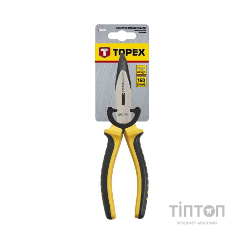 Плоскогубці Topex выгнутые, 160 мм (32D103)