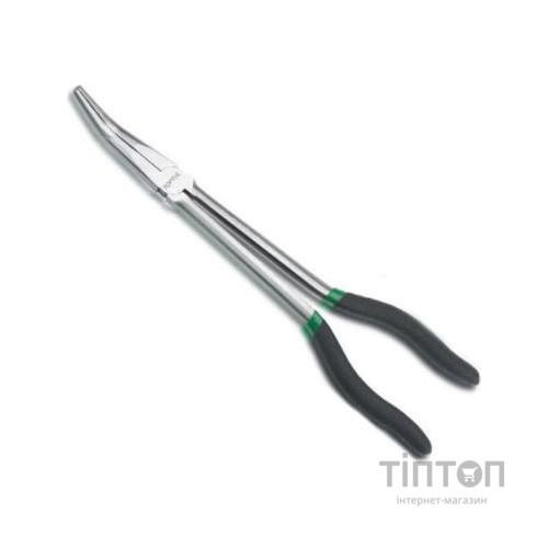 Плоскогубці Toptul подовжені прямі вигнуті 280мм (угол 45°) (DFAH1211)