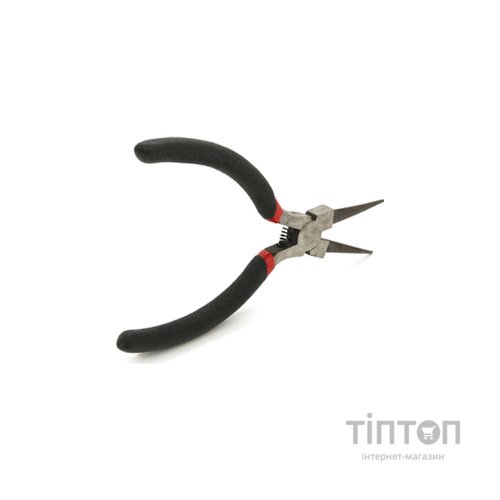 Плоскогубці Voltronic круглогубці, чорні ручки, 130х25, 80гр (YT-CD125х30)