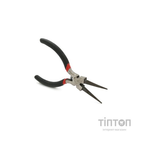 Плоскогубці Voltronic круглогубці, чорні ручки, 130х25, 80гр (YT-CD125х30)