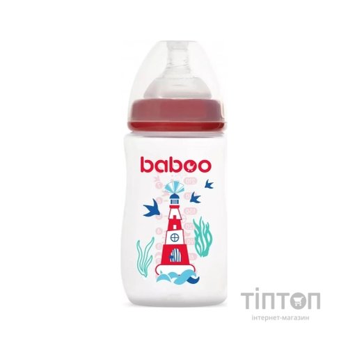 Пляшечка для годування Baboo Морський маяк 250 мл (3-116)