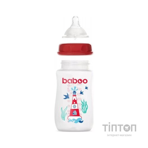 Пляшечка для годування Baboo Морський маяк 250 мл (3-116)