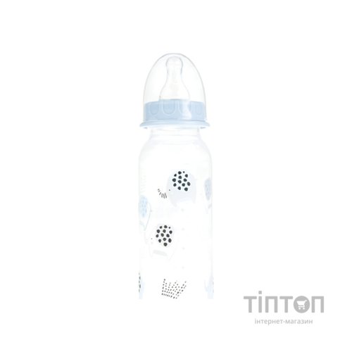 Пляшечка для годування Baby-Nova пластикова Decoration Blue 240 мл (3960065)