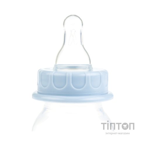 Пляшечка для годування Baby-Nova пластикова Decoration Blue 240 мл (3960065)