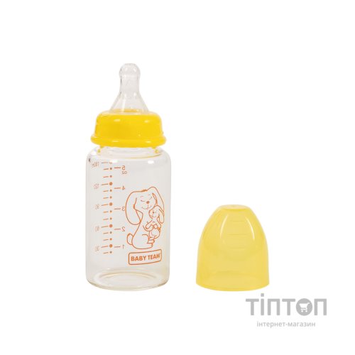 Пляшечка для годування Baby Team Скляна 150 мл (4824428012102)