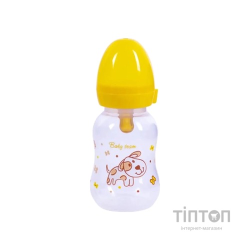 Пляшечка для годування Baby Team З латексною соскою 125 мл (4824428013000)