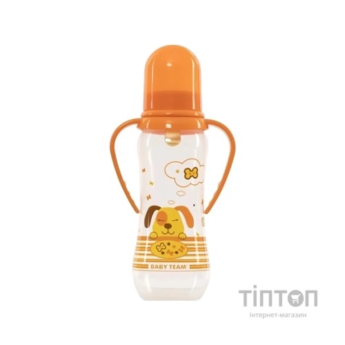 Пляшечка для годування Baby Team З латексною соскою 250 мл (4824428013116)