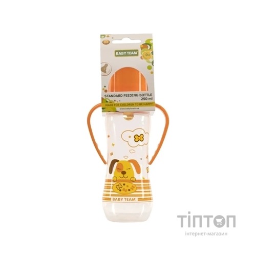 Пляшечка для годування Baby Team З латексною соскою 250 мл (4824428013116)