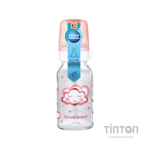 Пляшечка для годування Canpol babies 120 мл Червона (42/102)