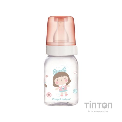Пляшечка для годування Canpol babies 120 мл Рожева (42/202)