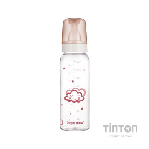 Пляшечка для годування Canpol babies 240 мл Червона (42/101)