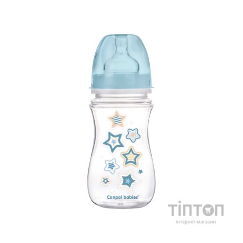 Пляшечка для годування Canpol babies антиколькова EasyStart Newborn baby 240мл (35/217_blu)