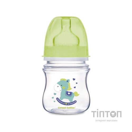 Пляшечка для годування Canpol babies Easystart Кольорові звірята 120 мл Бірюзова (35/205)