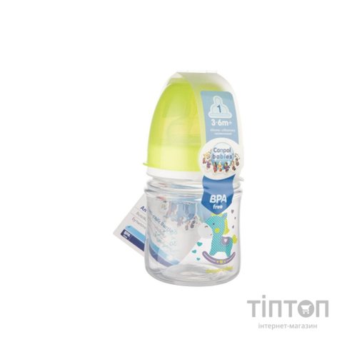 Пляшечка для годування Canpol babies Easystart Кольорові звірята 120 мл Бірюзова (35/205)
