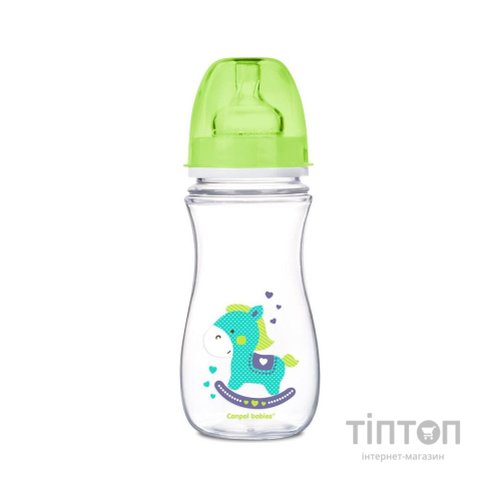 Пляшечка для годування Canpol babies Easystart Кольорові звірята 300 мл Бірюзова (35/204)