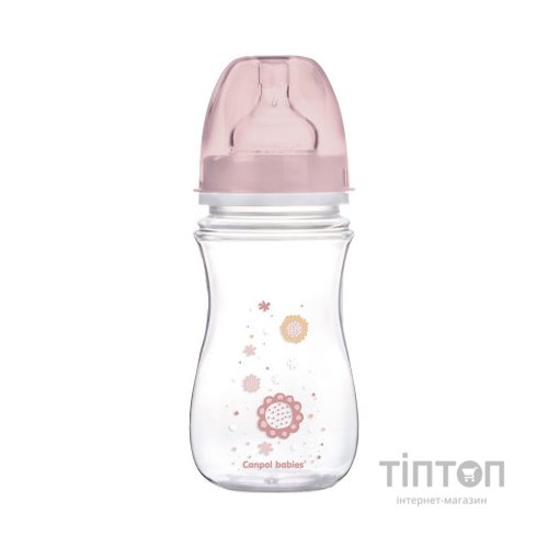 Пляшечка для годування Canpol babies EasyStart Newborn baby з широким отвором 240 мл (35/217_pin)