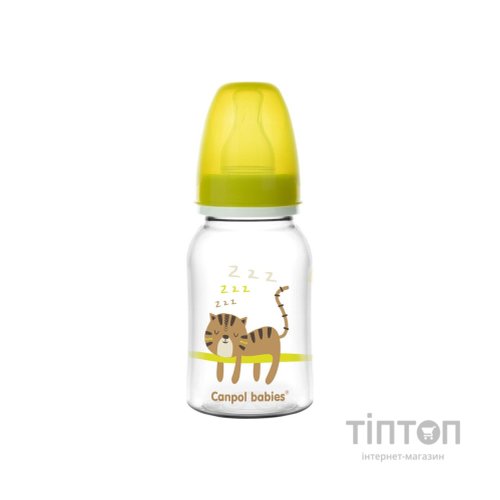 Пляшечка для годування Canpol babies PP 120 мл з малюнком Бірюзова (59/100)