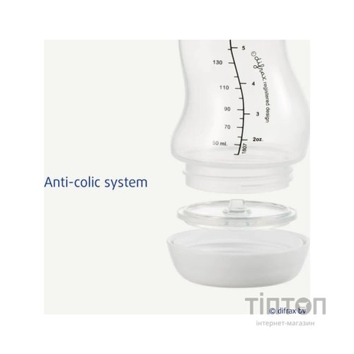 Пляшечка для годування Difrax S-bottle Natural із силіконовою соскою, 170 мл (705 Caramel)