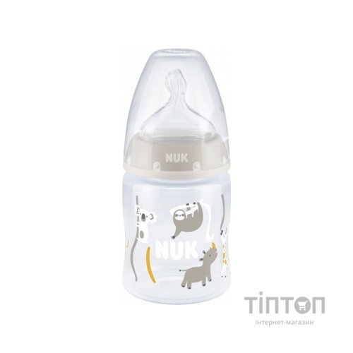 Пляшечка для годування Nuk First Choice Plus Сафарі 150 мл Бежева (3952400)