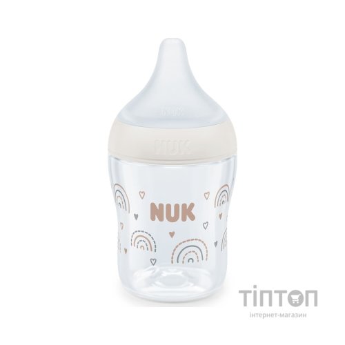 Пляшечка для годування Nuk Perfect Match S Веселка, пластикова, 150 мл (3954131)