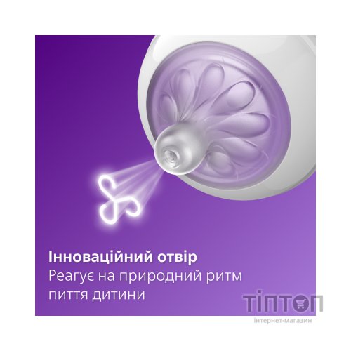 Пляшечка для годування Philips AVENT Natural Природний потік 330 мл (SCY906/01)