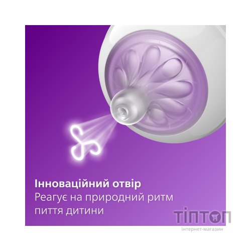 Пляшечка для годування Philips AVENT Natural Природний потік Жираф 260 мл (SCY903/66)