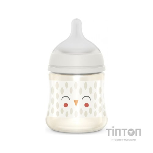 Пляшечка для годування Suavinex Bonhomia, повільний потік, 150 мл біла (307833)
