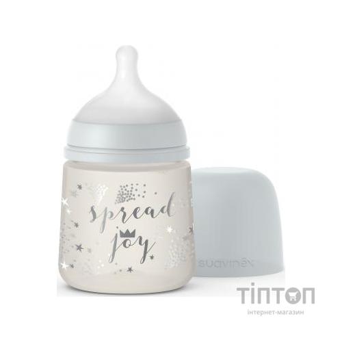 Пляшечка для годування Suavinex Чарівні історії 150 мл. срібна корона (307058)